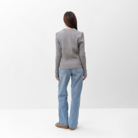 Jumper with V Gorlovina Mist, p. 44-46, gray-3