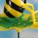 Plug "bee on a leaf", length 60cm