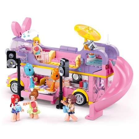 Designer Pink Dream "Multimedia Bus", 412 details-1