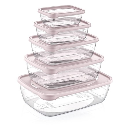 A set of food containers Hobbylife Trend, 5 pcs, color mix-2