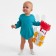 Svitsht-combineson children's minku emerald color, height 80-86 cm