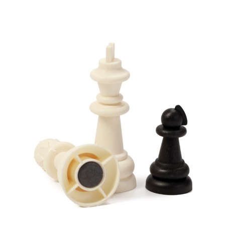 Magnetic chess 31 x 31 cm, King H-5.8 cm, D-2.3 cm, plastic board and figures-4