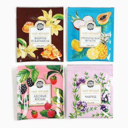 New Year! Packaged tea, assorted tastes "Dreams come true", 52 pcs-1