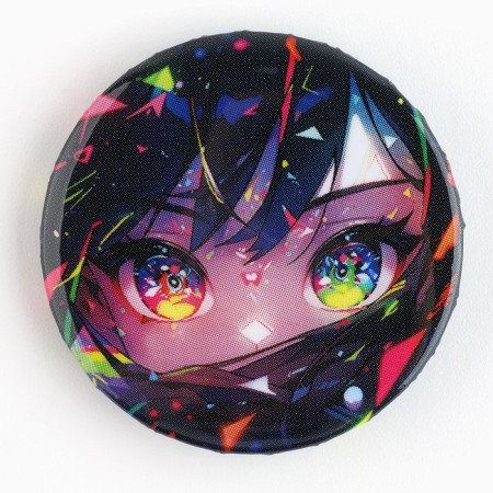 The icon of the sunset "Neon Eye", d = 38mm-1