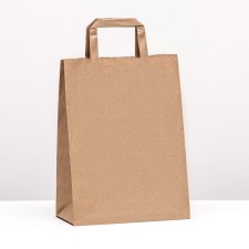 Craft packet without print 22 x 12 x 28 cm, flat handle