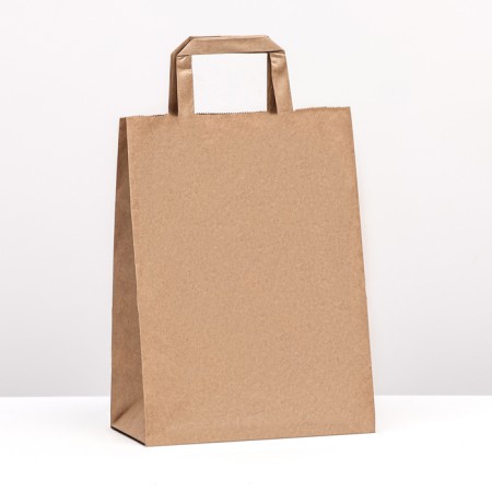 Craft packet without print 22 x 12 x 28 cm, flat handle