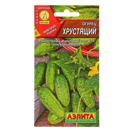 Cucker seeds "crisp", bee -legged, 10 pcs