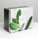Gift folding box, packaging, “leaves”, 31.2 x 25.6 x 16.1 cm