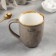 Porcelain mug Magistro "Cerera", 400 ml, brown color