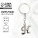 A keychain for keys is the letter “only for you. H ", 8 x 3 cm
