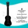 Musical toy - guitar "Style", 4 strings, 57 cm., Black color