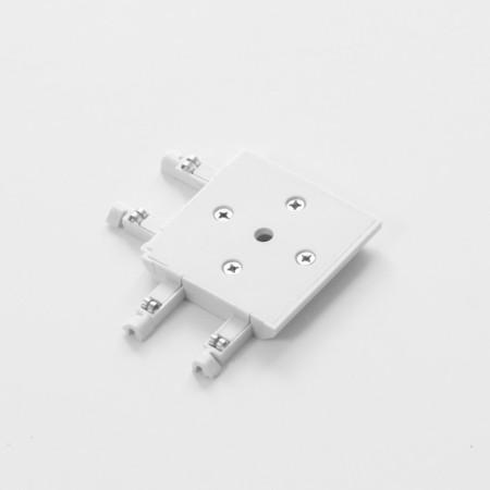 Corner Connector SLIM "G-shaped" 4-filled white 0.7x4x2cm-1