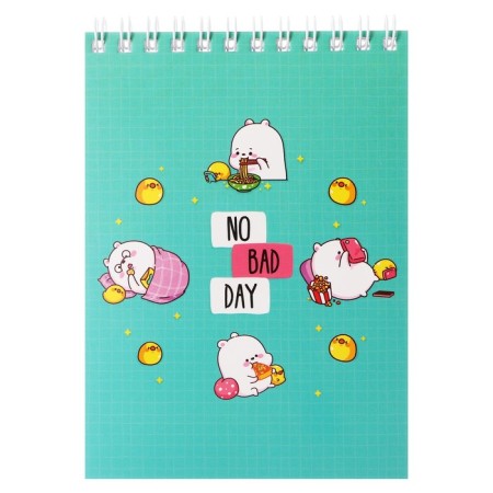 Notepad A6 60 sheets in the Meshu Ceal "Happy Time", matte lamination, selective UV-lace-4