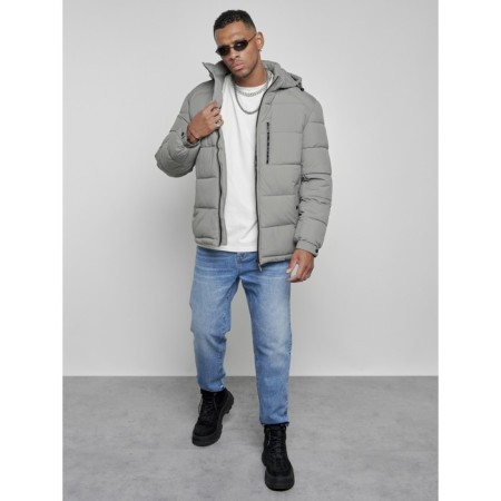 Sports male Winter, size 56, gray color-14