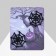 Acryl Earrings "Halloween" weaves, black color in silver