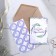 Invitation in the craft envelope for the wedding "Lavender", 10 x 15 cm
