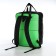 A backpack - a bag, Erich Krause, a wallet made of textiles, artificial leather, green color