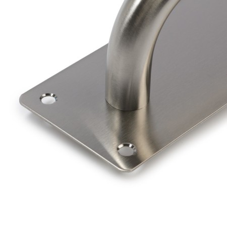Door handle, stainless steel color, 200x65 mm-10