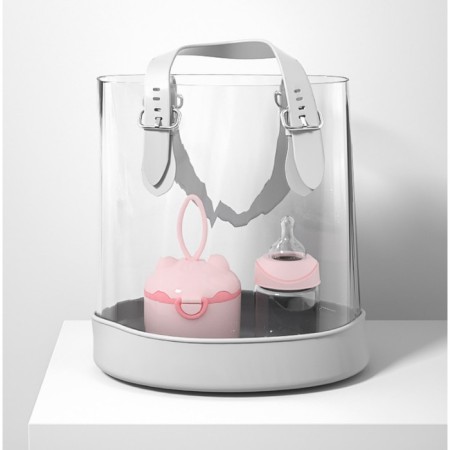 Container for storage of baby food, 250 ml., Pink color-9