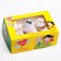 Packaging for 6 cupcakes with the window "Love is...", yellow, 25 x 17 x 10 cm