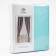 Curtain curtain "Ethel" width 200 cm, height 250 cm, turquoise color, glossy
