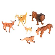 A set of figures “The World of Wild Animals: the Family of Lviv and the Deer Family”, 6 figures