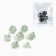 A set of cubes for D&D (Dungeons and Dragons, DND) "Game time", Series: D&D, 7 pcs, Green