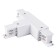 Connector T-shaped for a three-phase busbar, left Elektrostandard, 163x97x33 mm, white color