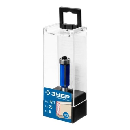 Clester's milling cutter 28727-12.7-25, with a lower bearing, shank d = 8 mm, 12.7 x 25 mm-2