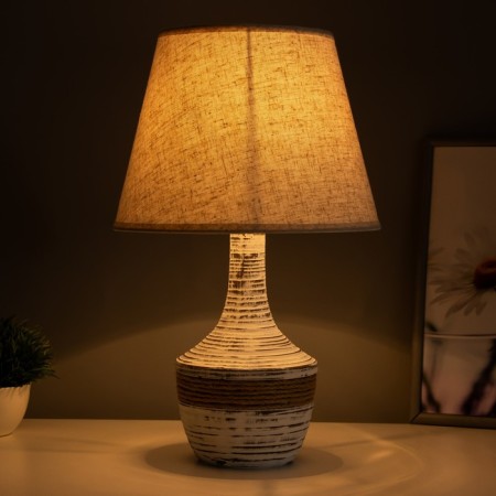 The desktop "Juno" E14 40w beige 25x25x41cm-1