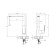 Kitchen mixer Rush Balearic BA3935-23, single-leaf, chrome