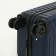 Small suitcase 18 "on lightning, code castle, 4 wheels, blue color