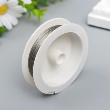 Wire for needlework D 0.45 mm 10m silver