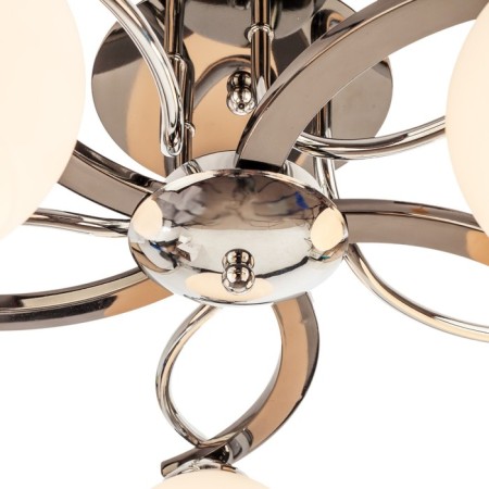 Lamp Ceiling Economy light 50421/5cr+ZZH WT, 5x60W, E27, 25x50x50 cm, chromium color-2