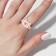 Ring "Montrustrik" cat, pink color, dimensionless