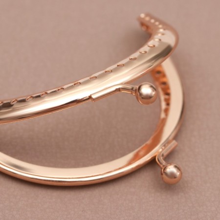 Farmoire sewing "semicircle", 8 cm, gold color-1