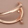 Farmoire sewing "semicircle", 8 cm, gold color