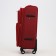 Small suitcase 24 "on lightning, code castle, with extension, red color
