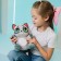 Soft toy "Raccoon", with a pocket on the stomach