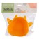 Baby plate on a suction cup, silicone, yellow color, rr: 12x15x5.5 cm