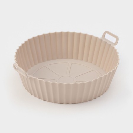 Baking form in the Airgril of the Dolyan, silicone, d = 21.5 cm, beige color-1