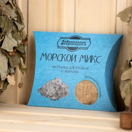 Jet washcloth with soap "sea mix" 110 g-3