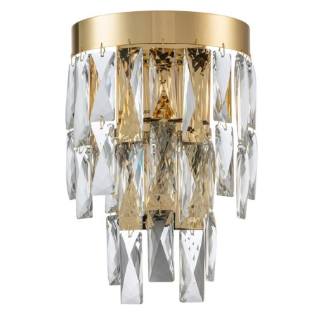 Bra Indigo, 12029/2W Gold. 2x40W, E14, 220x130x300 mm, transparent color-1