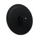 Stationary watering can Zein Z2353, round, D = 15 cm, 1 mode, stainless steel, black