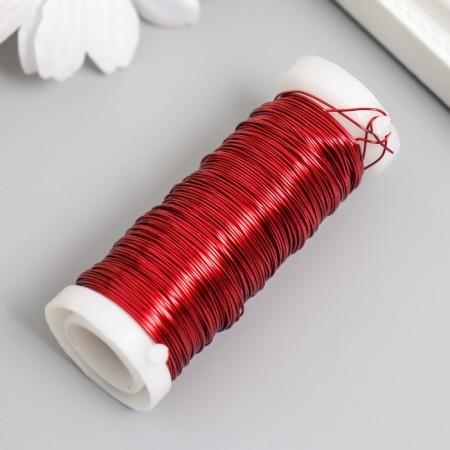 Wire for creativity "red" 30 meters, thickness 0.3 mm 5.5x2.2x2.2 cm-1