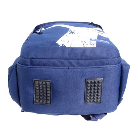 School backpack Bruno VisConti, 40 x 30 x 16 cm, ergonomic back, DAB, blue-6
