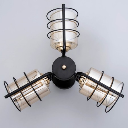 Maintenance chandelier 3he27 40w Black 43x43x21cm Bayerlux-4