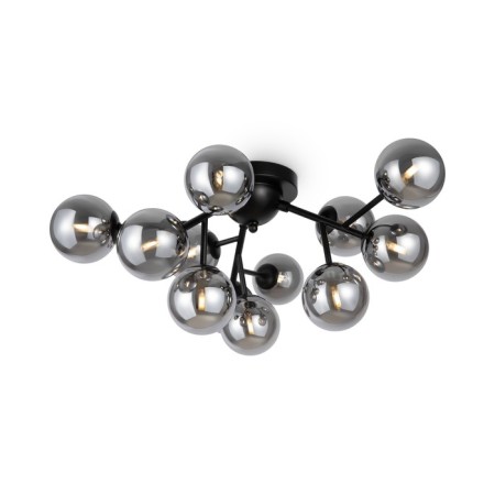 Ceiling light MayToni Mod545CL-12B, 12XG9, 28W, 60x60x20 cm, black color