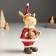 Polystone souvenir "Losik in red caftan and cap, with a golden wreath" 8x6x16.5 cm