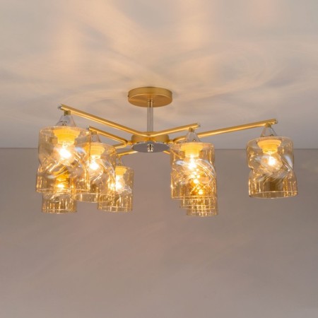 Cutilux Cutilux chandelier CL137182 70x70x29 cm, 8x60W, e27, yellow color-13